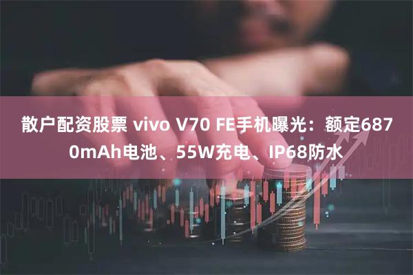 散户配资股票 vivo V70 FE手机曝光：额定6870mAh电池、55W充电、IP68防水